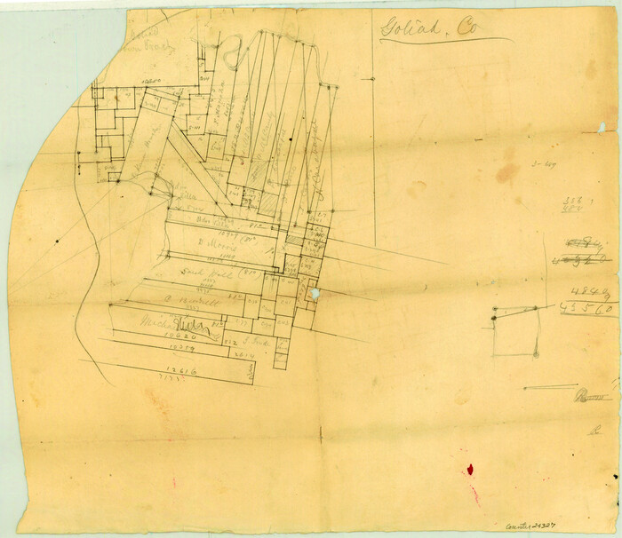 24327, Goliad County Sketch File 30, General Map Collection