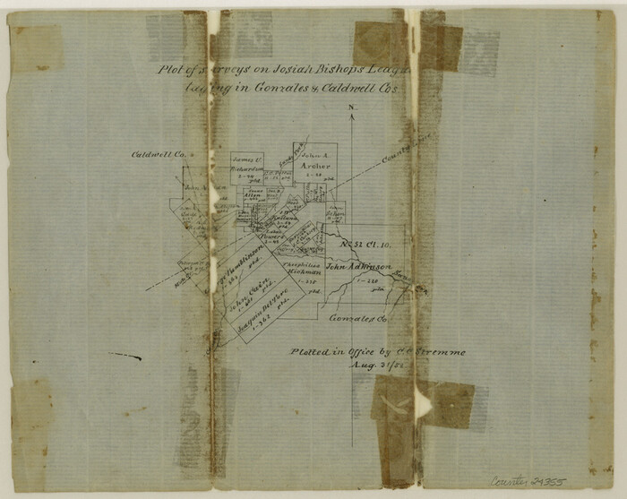 24355, Gonzales County Sketch File 1, General Map Collection