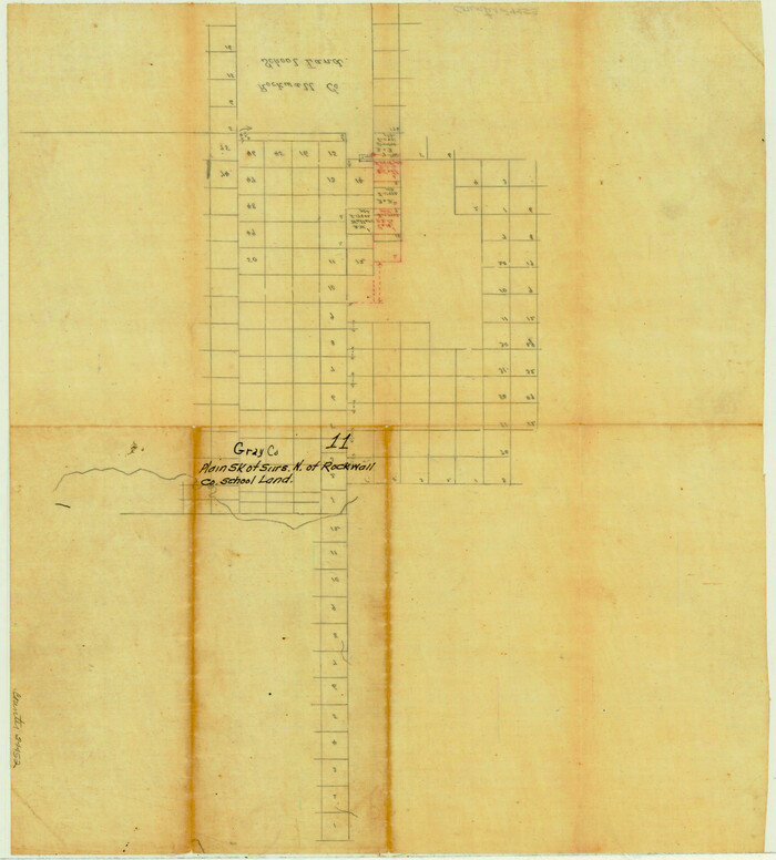 24452, Gray County Sketch File 11, General Map Collection