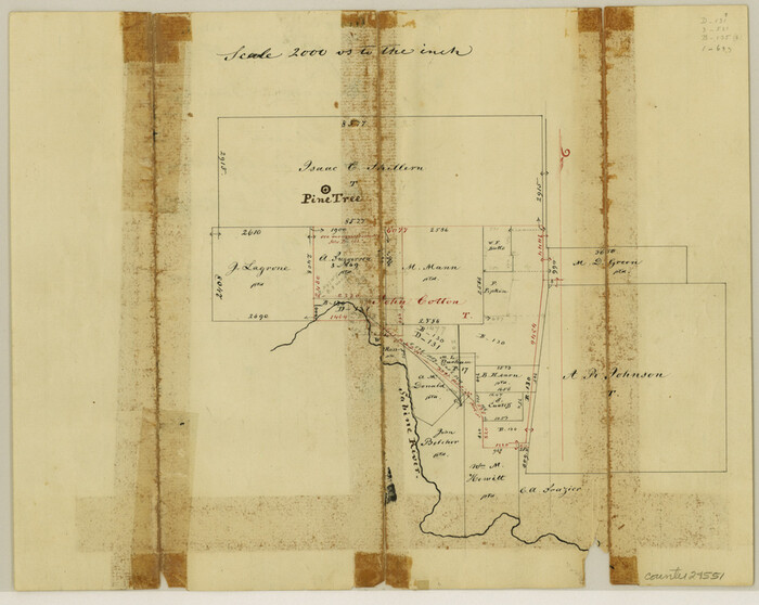 24551, Gregg County Sketch File 1, General Map Collection