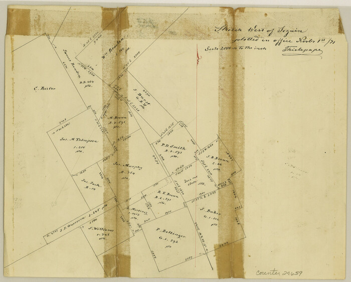 24659, Guadalupe County Sketch File 5, General Map Collection