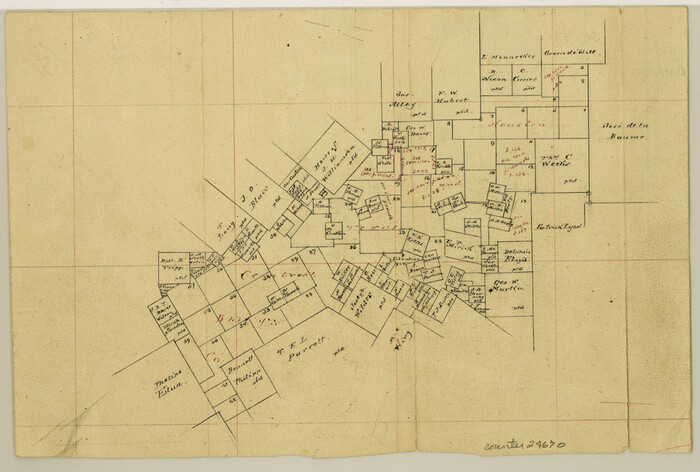 24670, Guadalupe County Sketch File 7b, General Map Collection