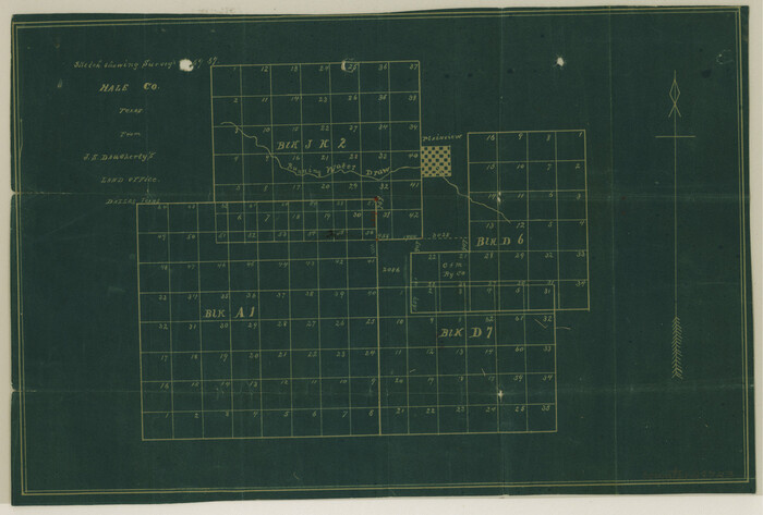 24723, Hale County Sketch File 3, General Map Collection