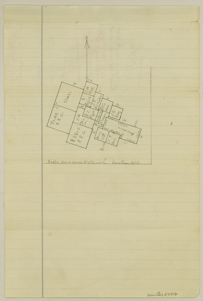 24916, Hamilton County Sketch File 9, General Map Collection