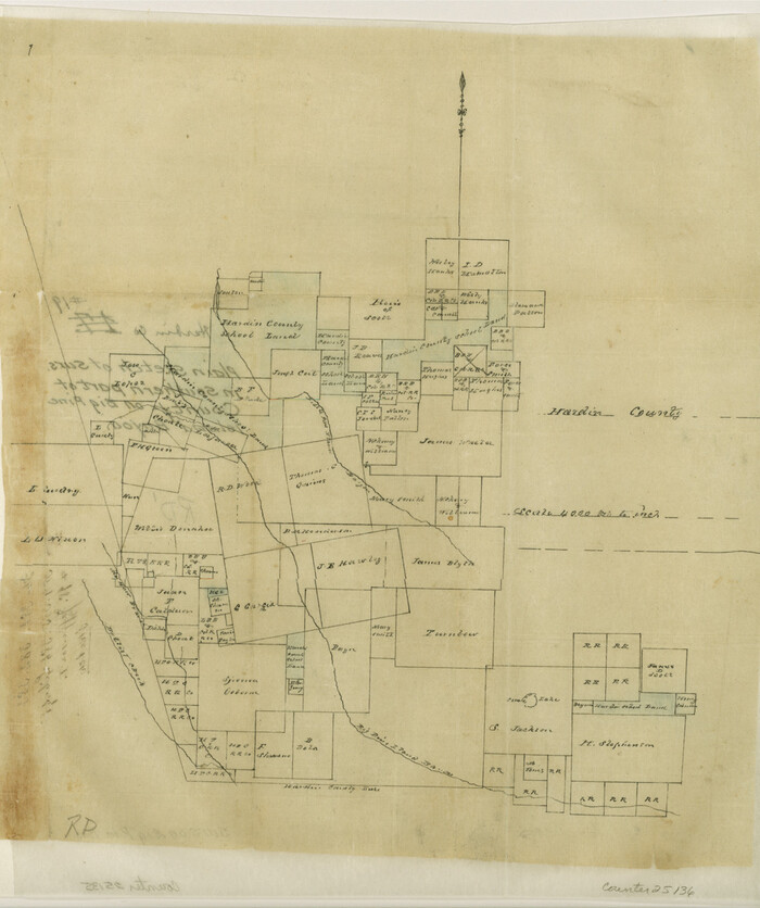 25135, Hardin County Sketch File 19, General Map Collection