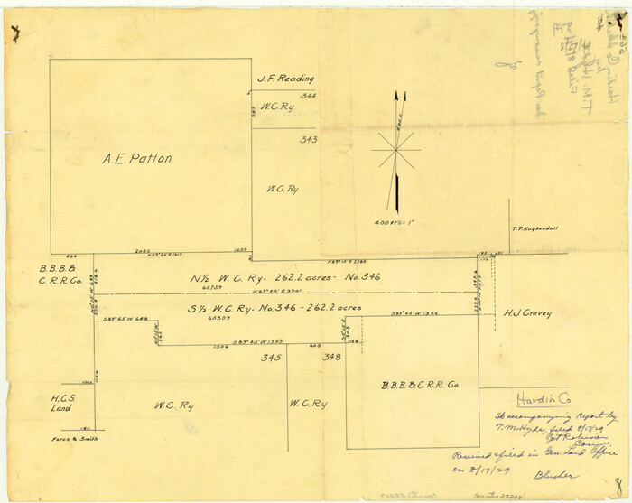 25226, Hardin County Sketch File 56a, General Map Collection