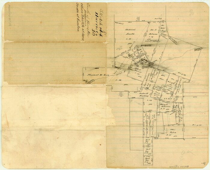 25308, Harris County Sketch File A1, General Map Collection