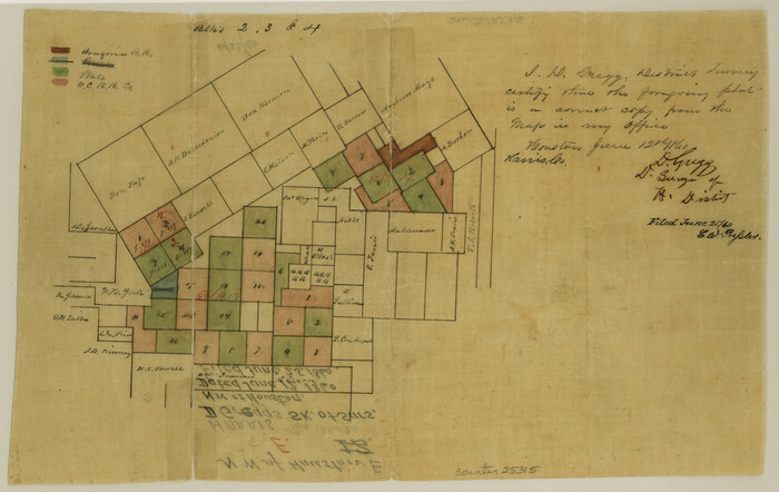 25315, Harris County Sketch File E, General Map Collection