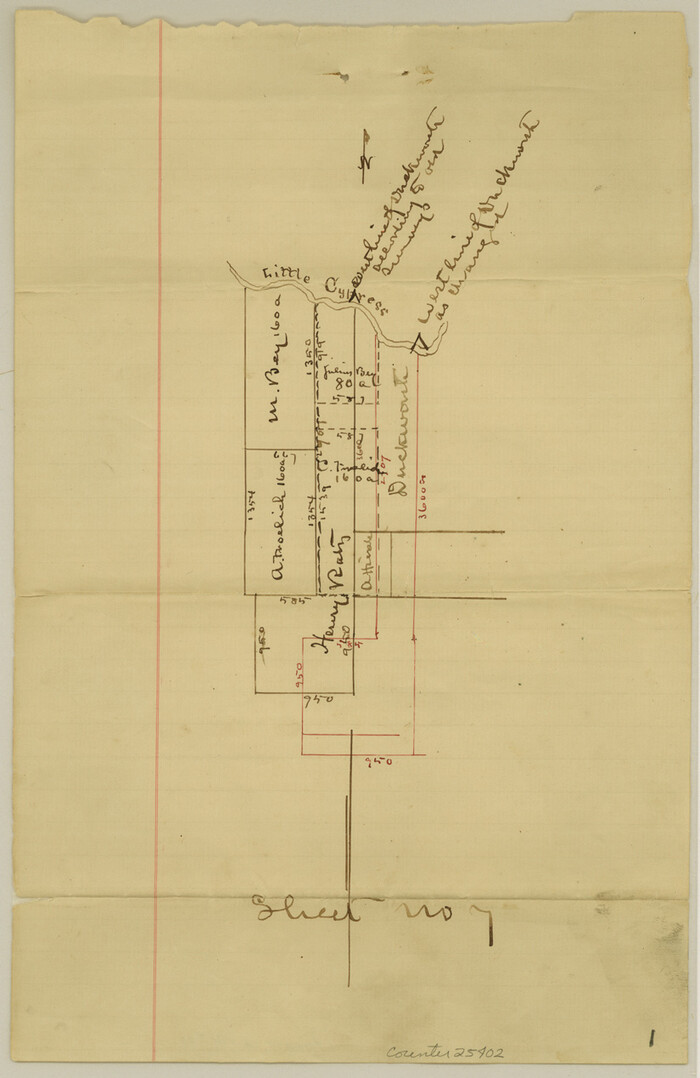25402, Harris County Sketch File 28, General Map Collection
