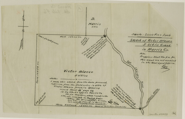 25443, Harris County Sketch File 46, General Map Collection