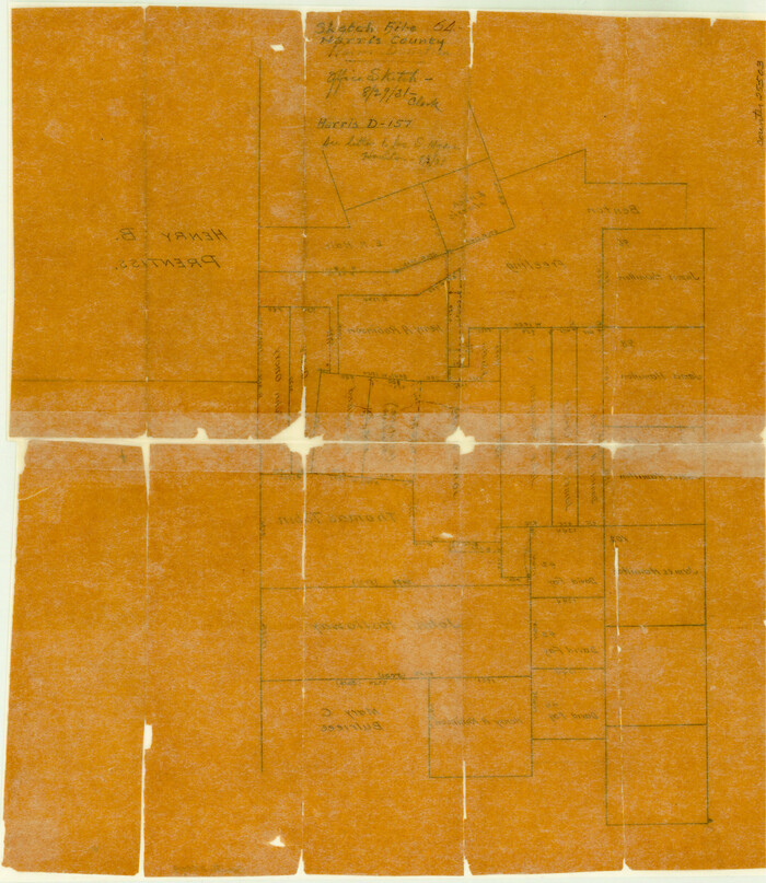 25503, Harris County Sketch File 64, General Map Collection