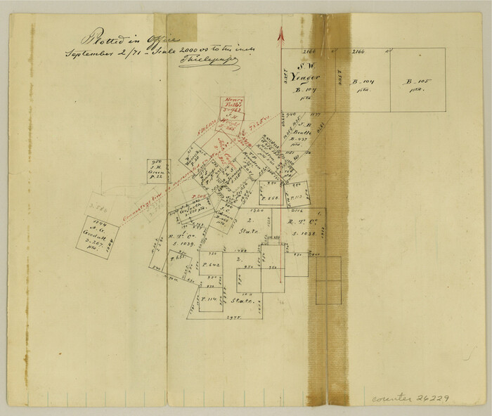 26229, Hays County Sketch File 16a, General Map Collection
