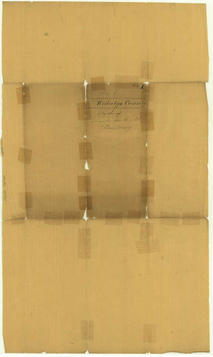 26392, Hidalgo County Sketch File 1, General Map Collection