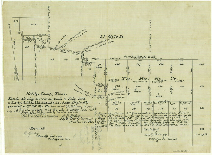 26429, Hidalgo County Sketch File 11, General Map Collection