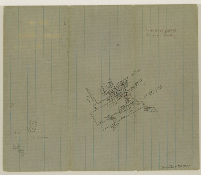 26599, Hood County Sketch File 17, General Map Collection