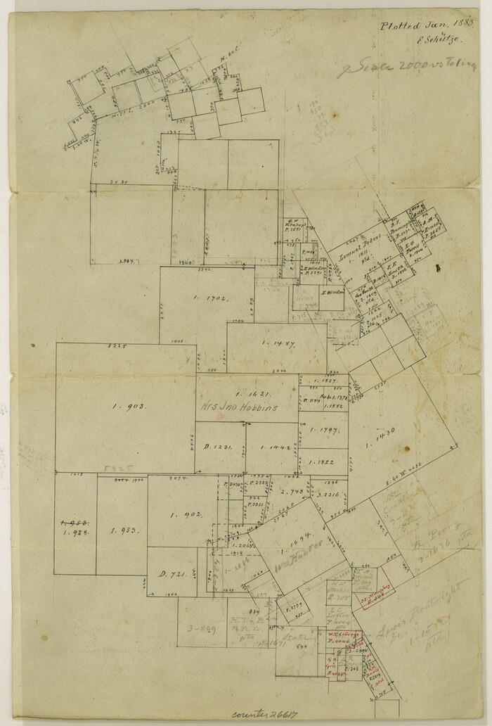 26617, Hood County Sketch File 22a, General Map Collection