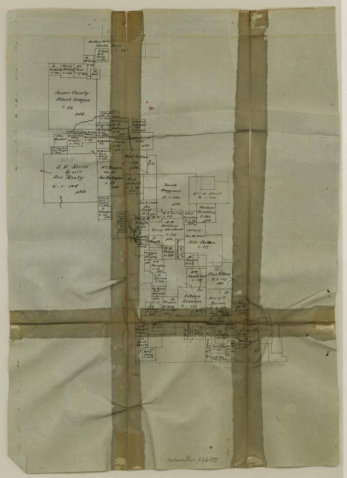 26695, Hopkins County Sketch File 8, General Map Collection