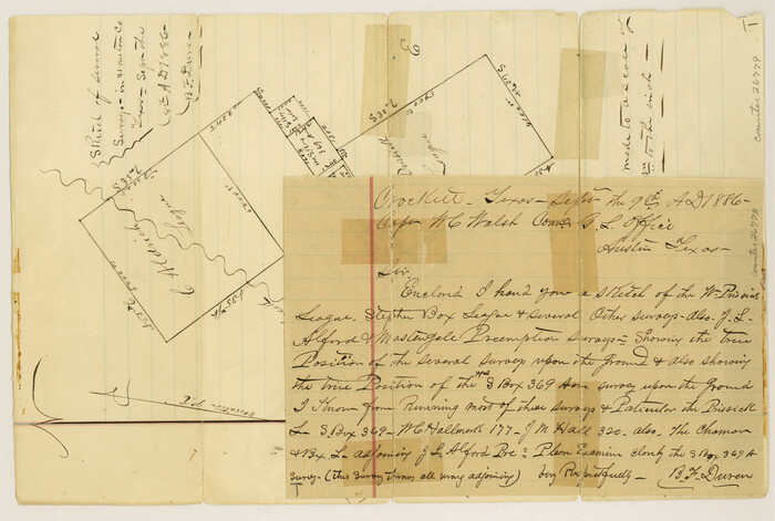 26778, Houston County Sketch File 14, General Map Collection