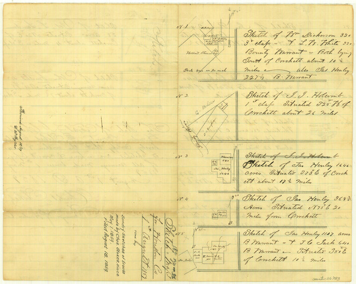 26783, Houston County Sketch File 18a, General Map Collection