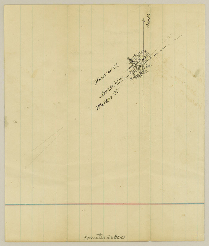 26800, Houston County Sketch File 26, General Map Collection