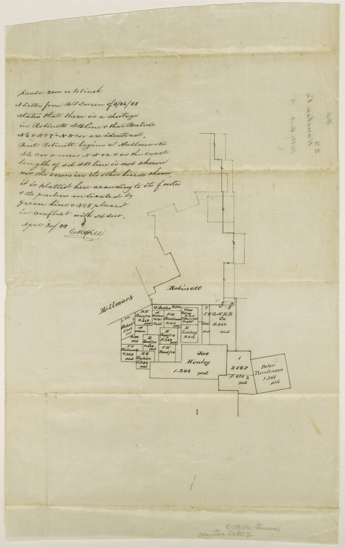 26802, Houston County Sketch File 29, General Map Collection