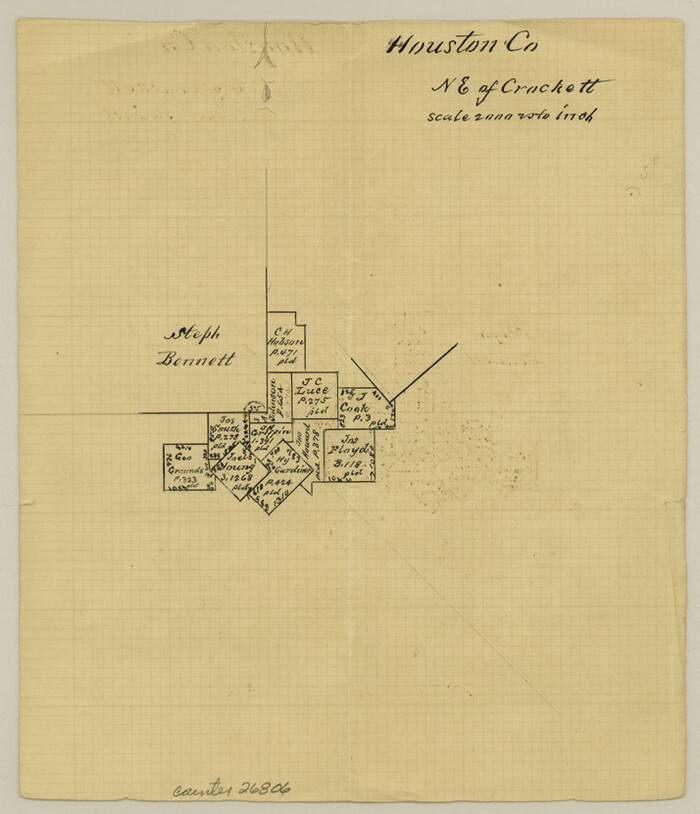26806, Houston County Sketch File 30, General Map Collection