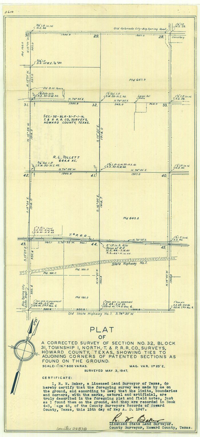 26878, Howard County Sketch File 16, General Map Collection