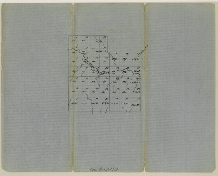 27118, Hunt County Sketch File 19, General Map Collection