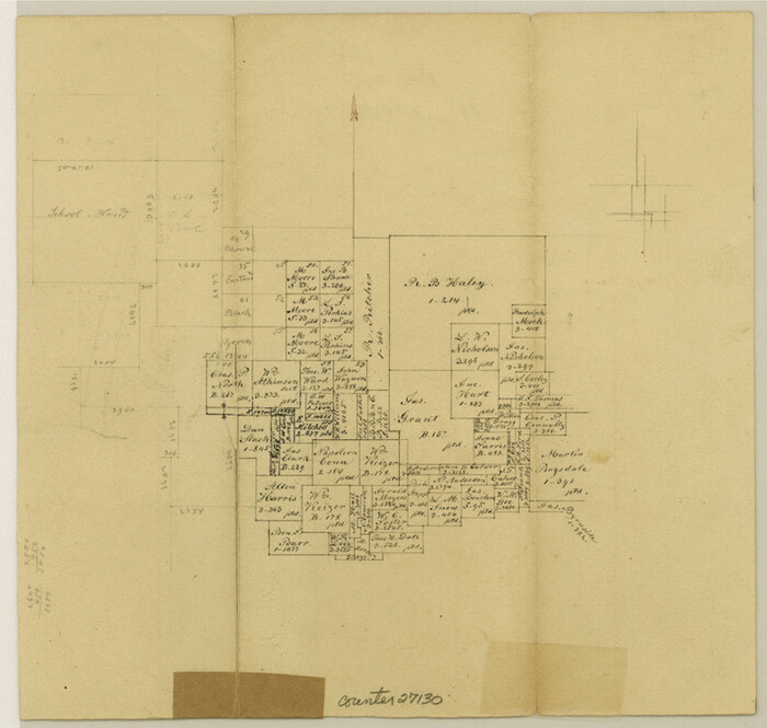 27130, Hunt County Sketch File 29, General Map Collection