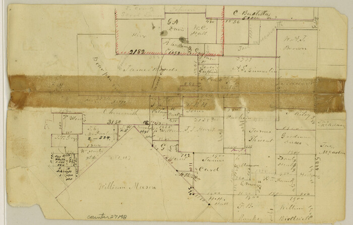 27148, Hunt County Sketch File 35, General Map Collection