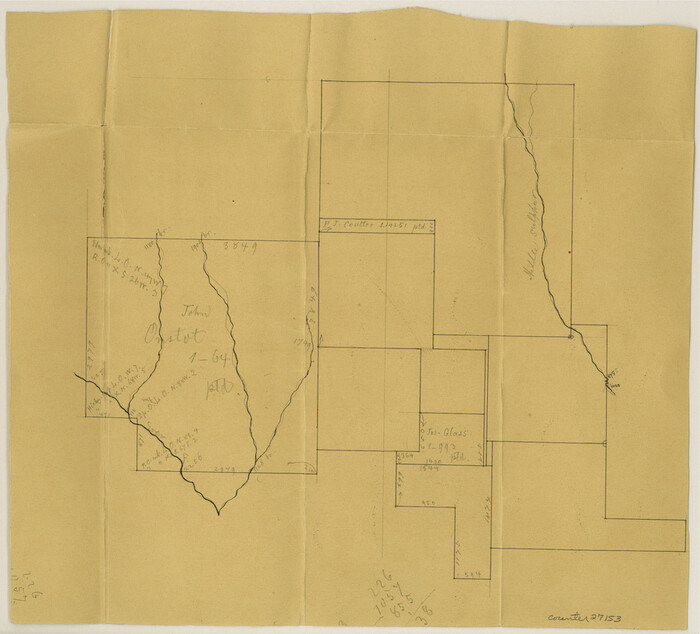 27153, Hunt County Sketch File 36a, General Map Collection
