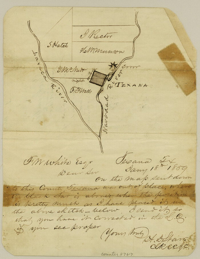 27617, Jackson County Sketch File 1, General Map Collection