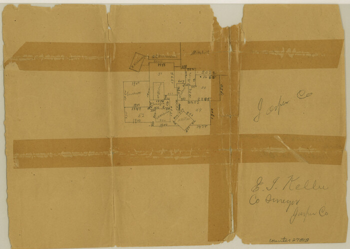 27818, Jasper County Sketch File 20, General Map Collection