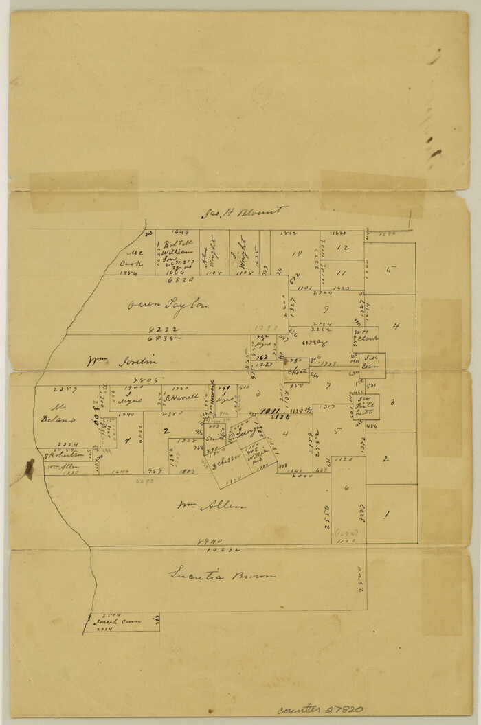 27820, Jasper County Sketch File 21, General Map Collection