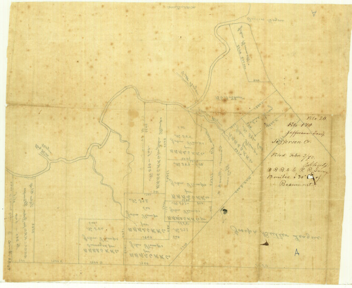 28169, Jefferson County Sketch File 20, General Map Collection