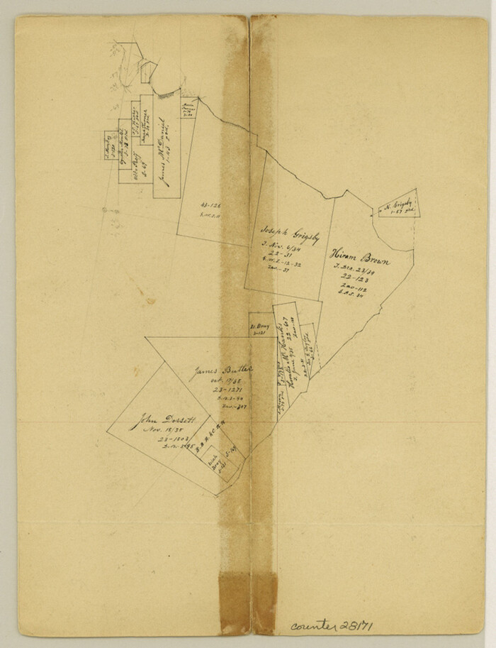 28171, Jefferson County Sketch File 21, General Map Collection