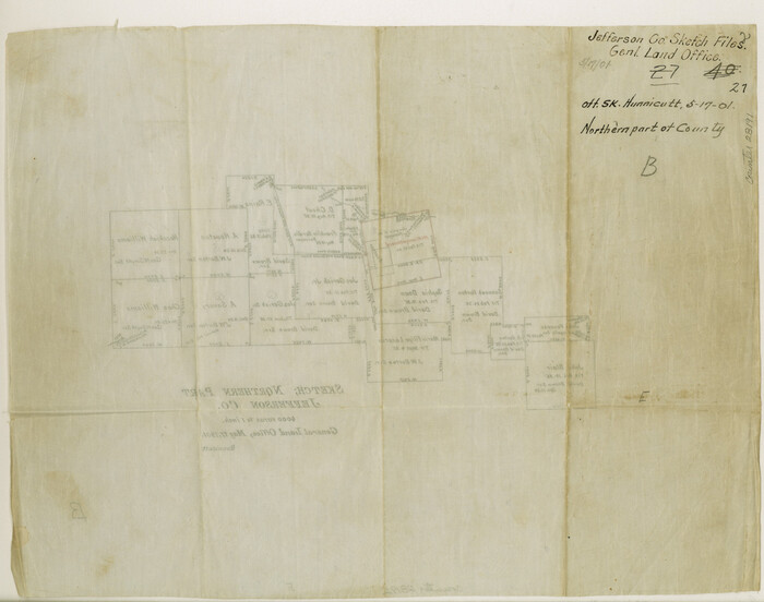 28191, Jefferson County Sketch File 27, General Map Collection