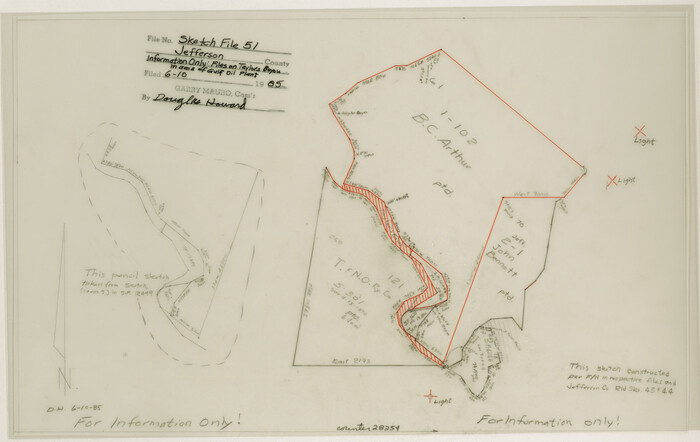 28254, Jefferson County Sketch File 52, General Map Collection