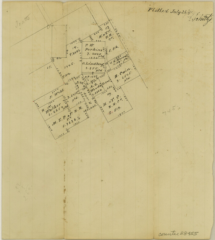 28455, Johnson County Sketch File 15, General Map Collection