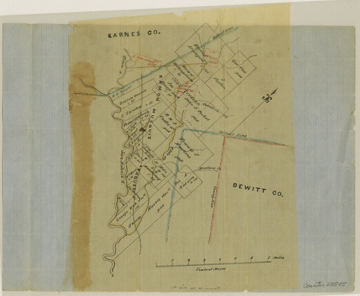 28545, Karnes County Sketch File 1, General Map Collection