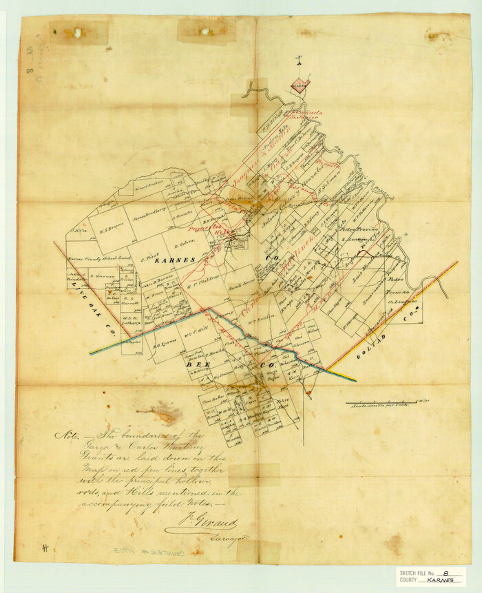 28565, Karnes County Sketch File 8, General Map Collection