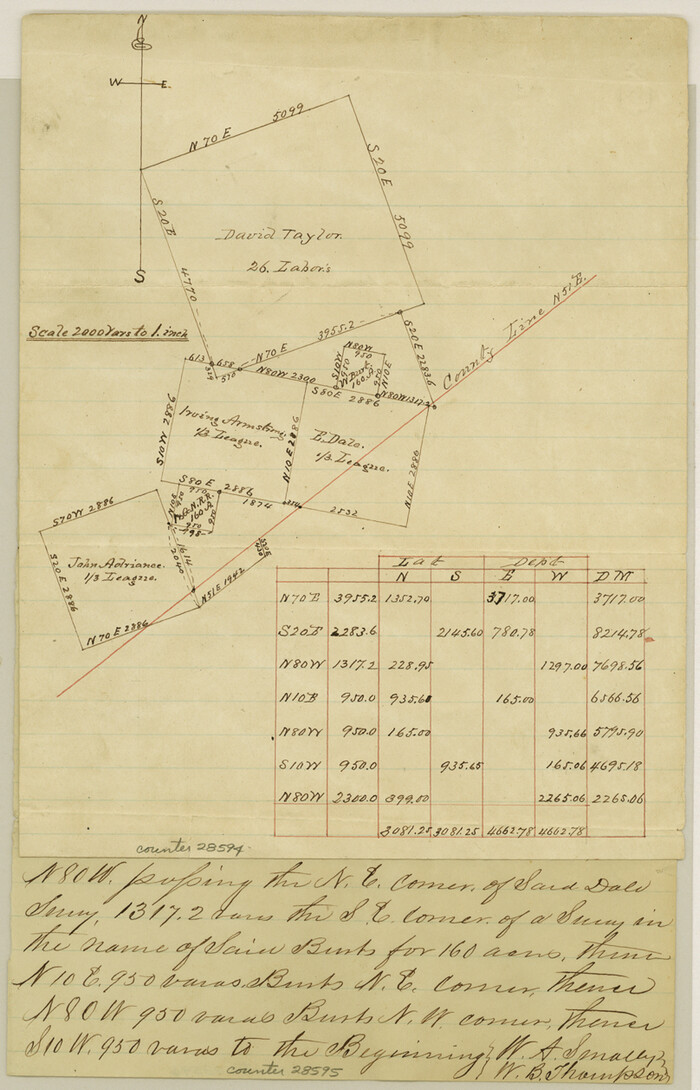 28594, Karnes County Sketch File 9, General Map Collection