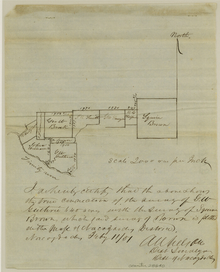 28640, Kaufman County Sketch File 9, General Map Collection