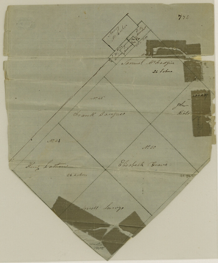 28645, Kaufman County Sketch File 11, General Map Collection