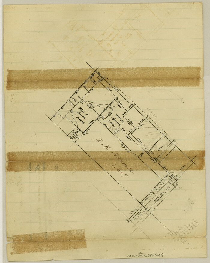 28649, Kaufman County Sketch File 14, General Map Collection