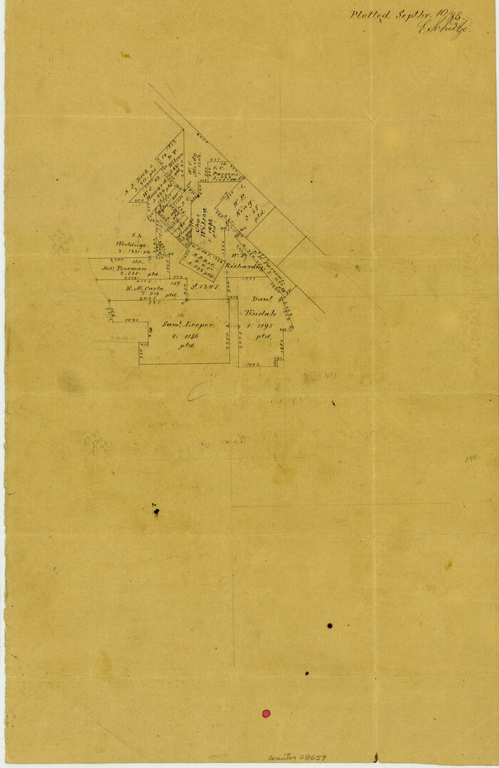 28659, Kaufman County Sketch File 17 1/2, General Map Collection