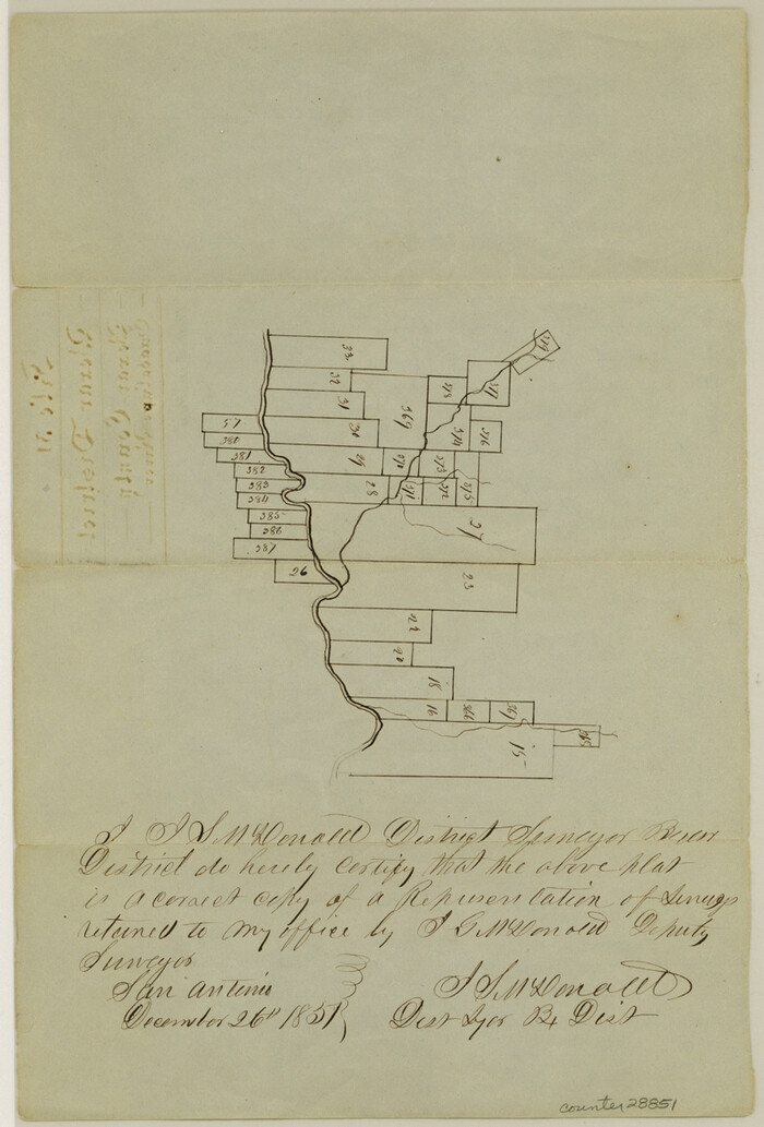 28851, Kerr County Sketch File 1c, General Map Collection