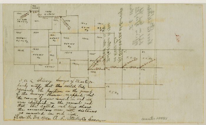 28881, Kerr County Sketch File 12, General Map Collection