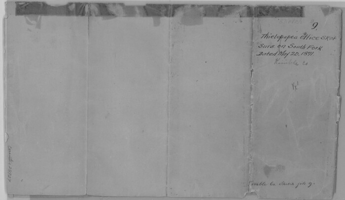 28927, Kimble County Sketch File 9, General Map Collection