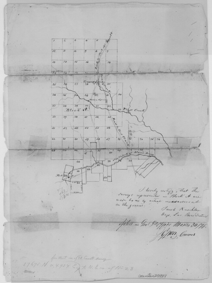 28929, Kimble County Sketch File 9a, General Map Collection
